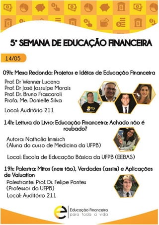 5ª Semana de Educação Financeira na UFPB