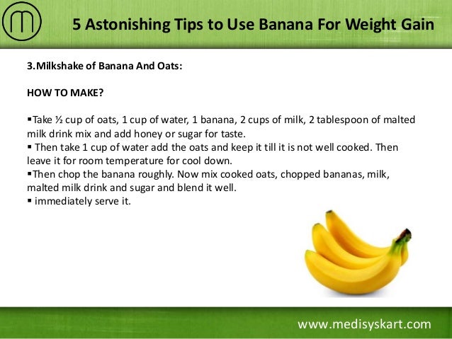 Banana for Weight Gain