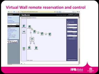 Virtual Wall remote reservation and control