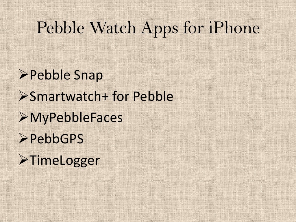 5 awesome pebble watch apps for iphone