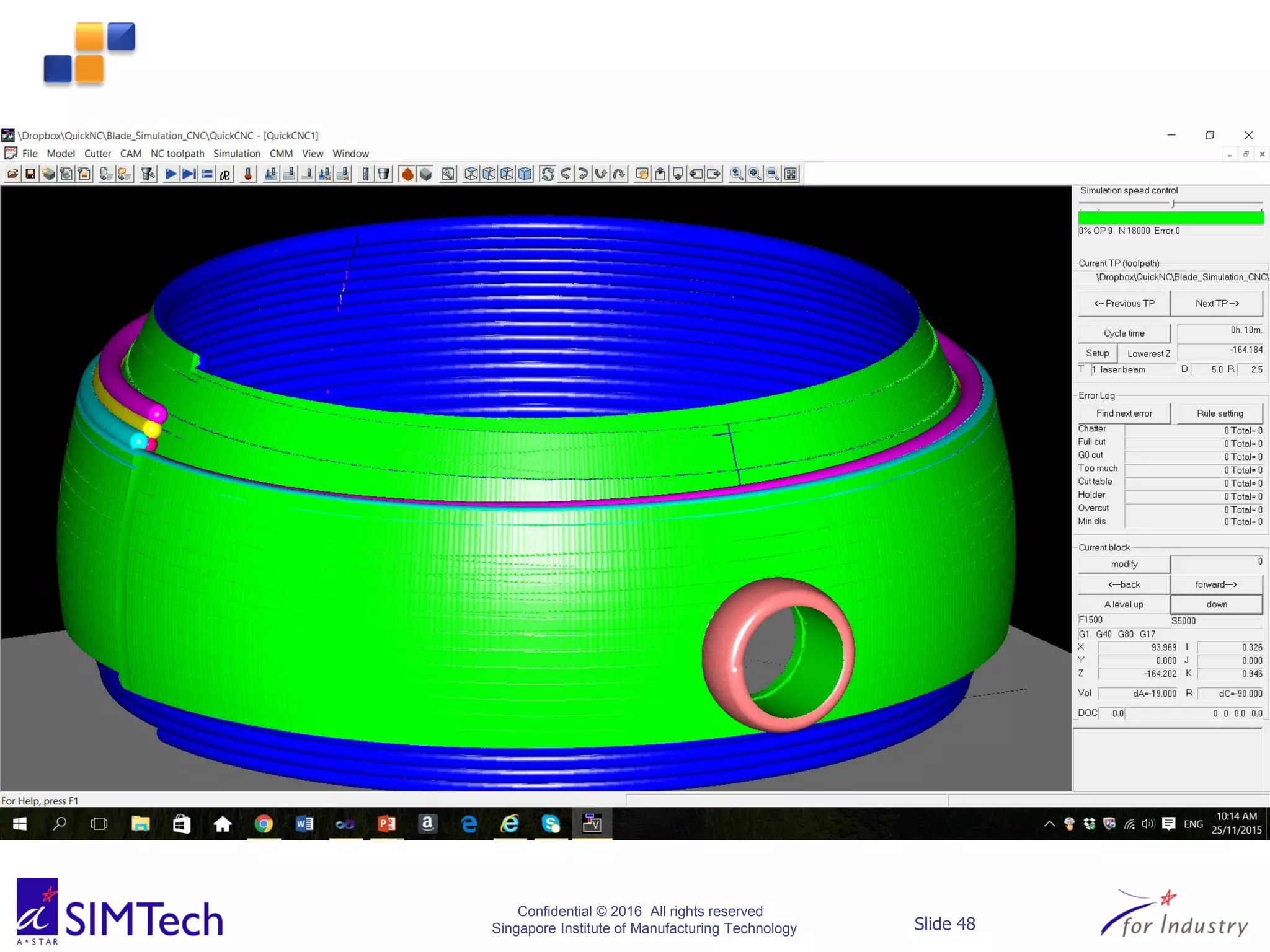 Confidential © 2016 All rights reserved
Singapore Institute of Manufacturing Technology Slide 48
 