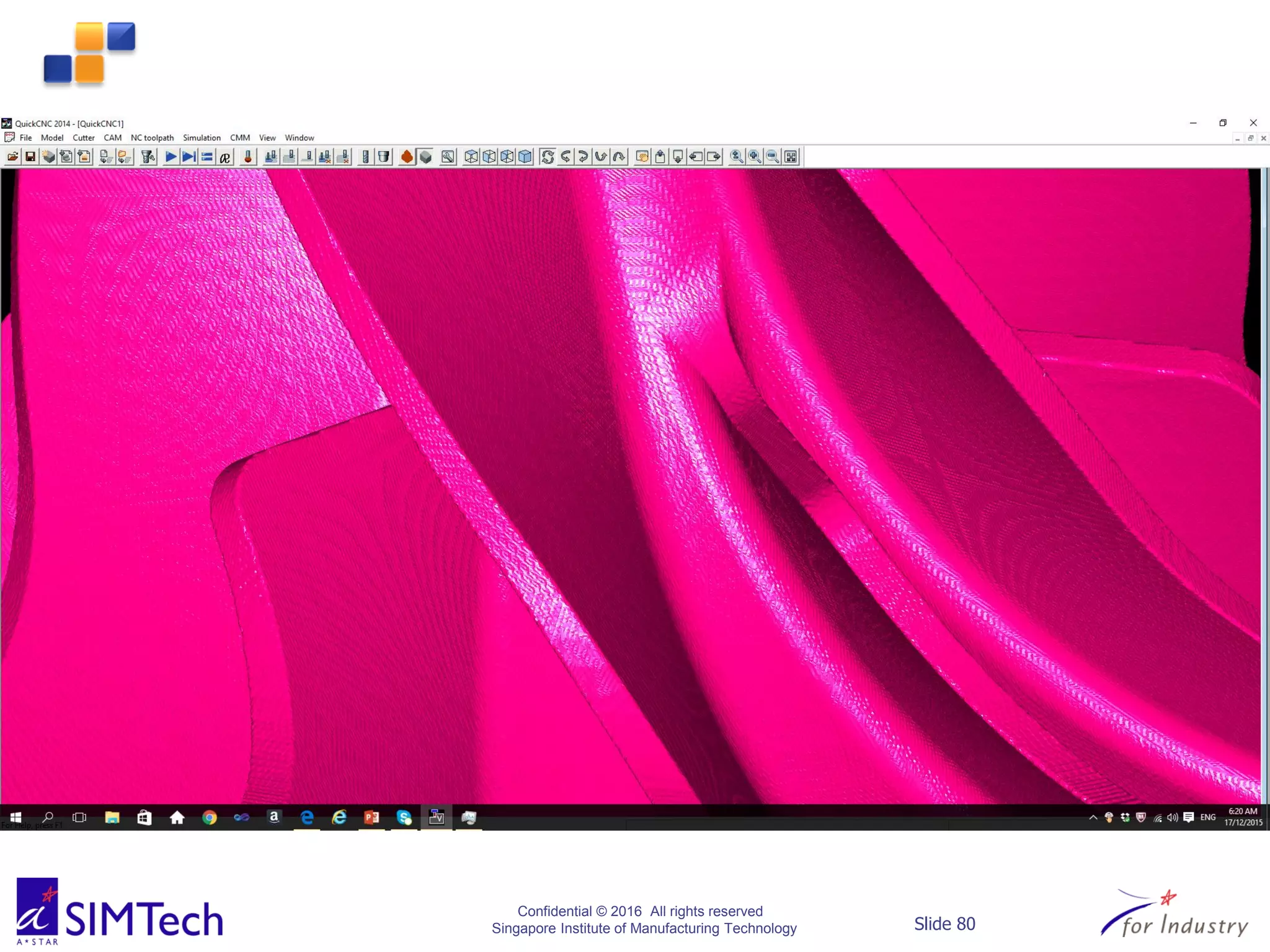 Confidential © 2016 All rights reserved
Singapore Institute of Manufacturing Technology Slide 80
 