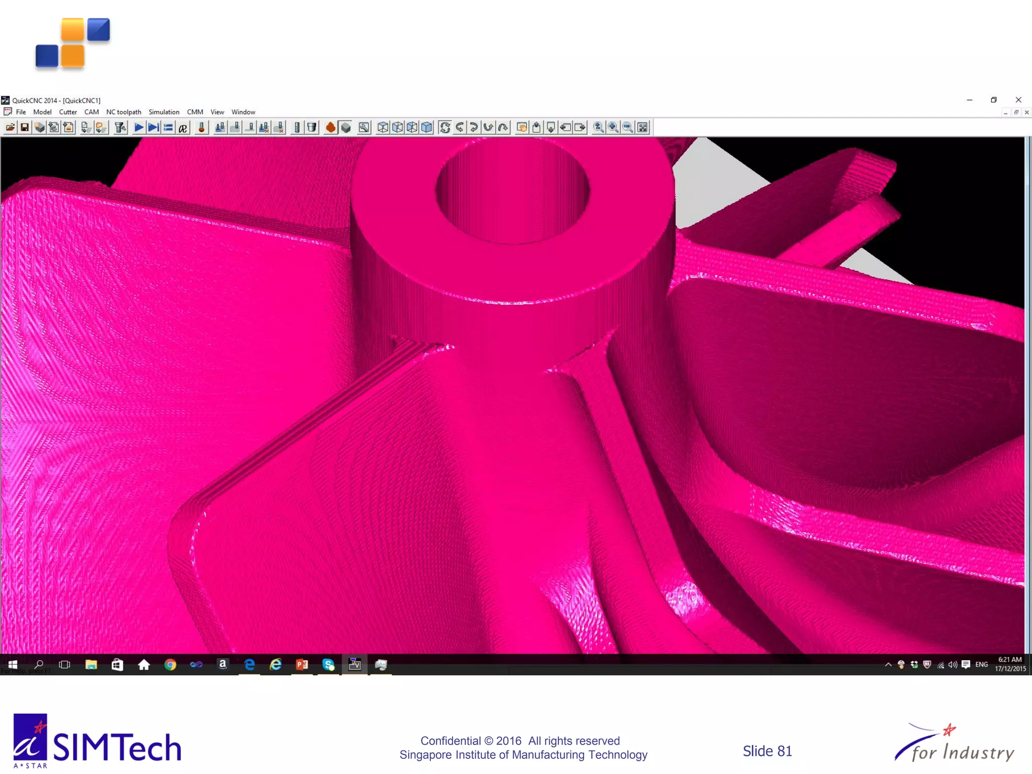 Confidential © 2016 All rights reserved
Singapore Institute of Manufacturing Technology Slide 81
 