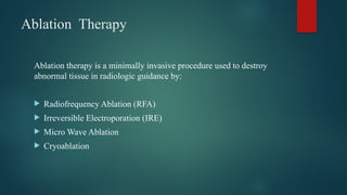 Ire Rfa 5B.DIAGNOSTIC AND THERAPEUTIC NON VASCULAR INTERVENTIONAL STUDIES -by ...