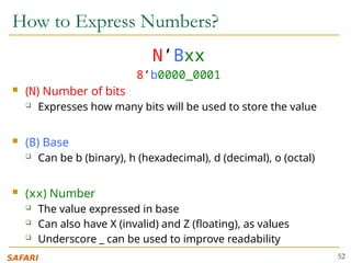 X00 Digital Design and Computer architecture Lec5b | PPTX