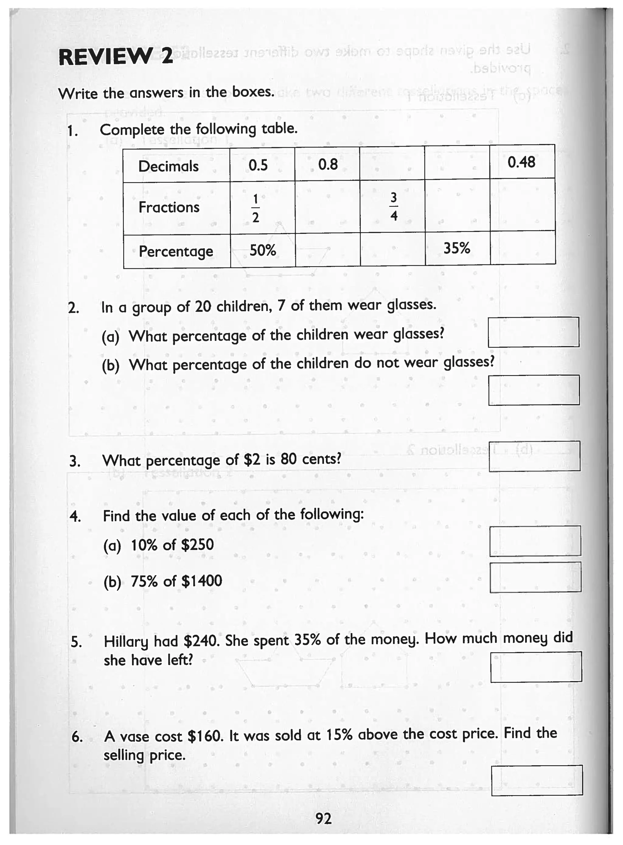 Singapore Math - 5B - Workbook