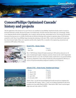 WKURXJK FRQVWUXFWLRQ VWDUWXS DQG
SHUIRUPDQFH WHVWLQJ D RQRFR3KLOOLSV
OLFHQVLQJ DQG HQJLQHHULQJ WHDP ZRUNV
 