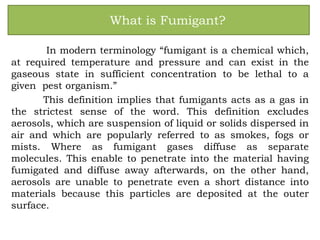 Fumigate meaning