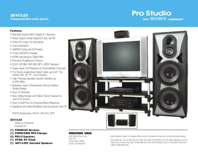 sony pro studio ps413