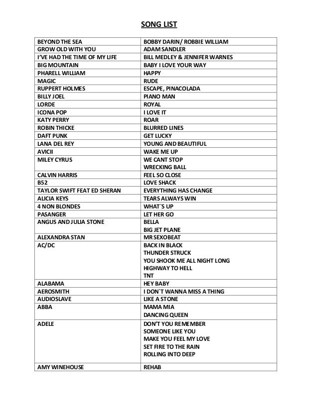 list of free songs to download list of free songs to download