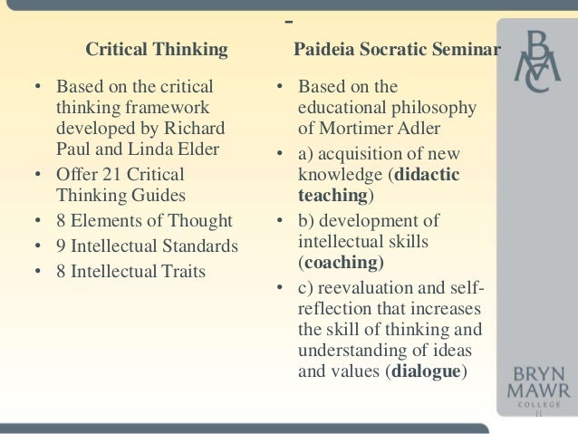 Paulian framework for critical thinking