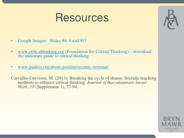 Elements of reasoning within critical thinking image