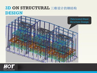 3D ON STRUCTURAL 三维设计的钢结构
DESIGN
Fabricated Steel
Structure Design
 