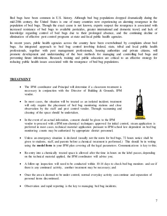 bed bug guide for schools with additional graphics for a5 format bed bug letter to parents
