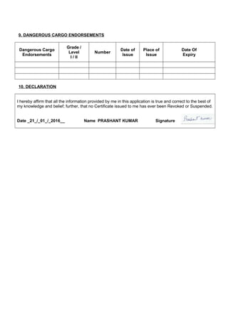 Prashant CV IMI | DOC