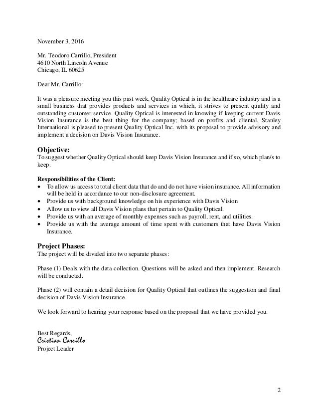 Davis Vision Decison