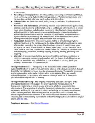massage therapy | PDF