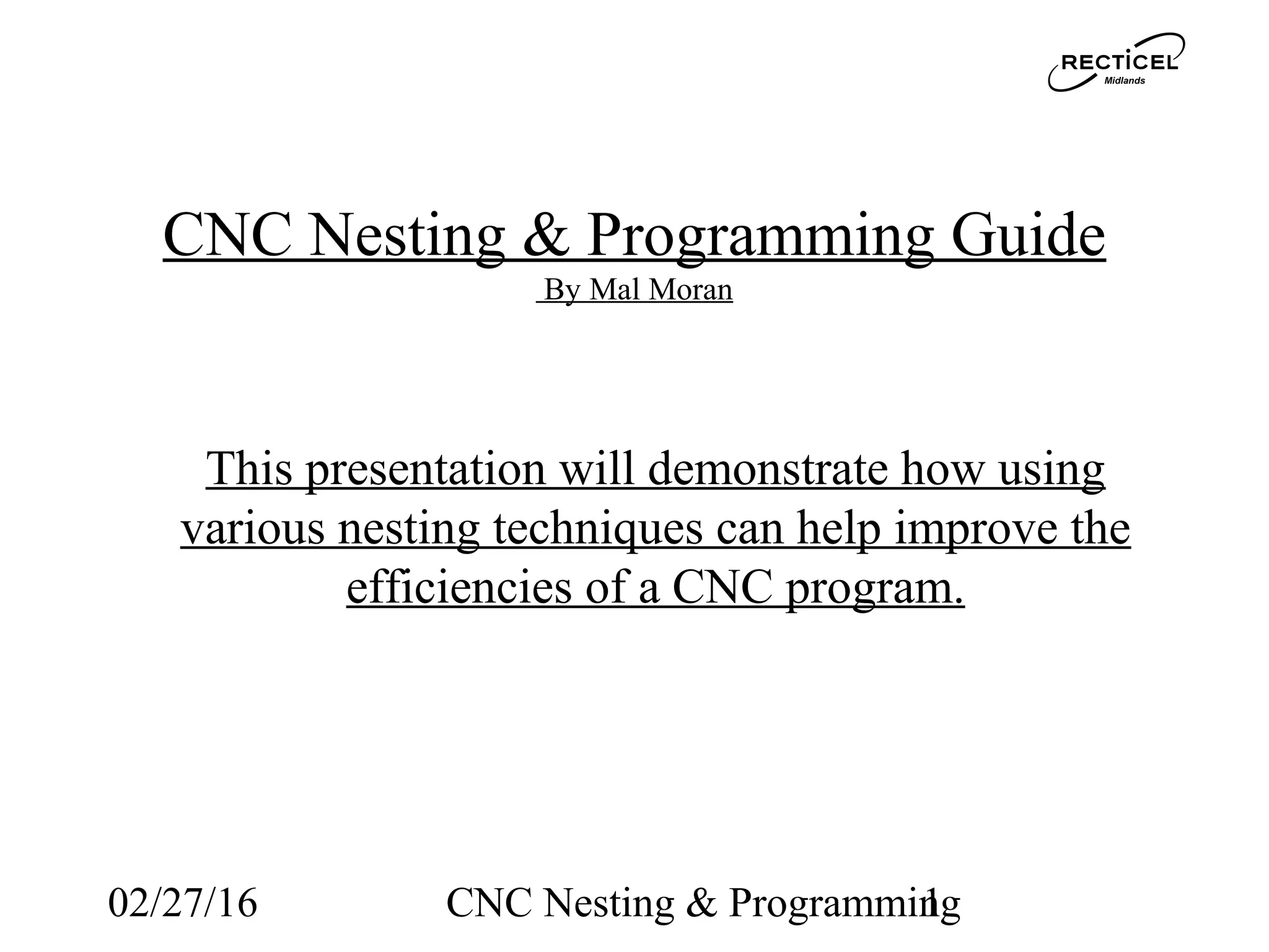 CNC Programming | PPT