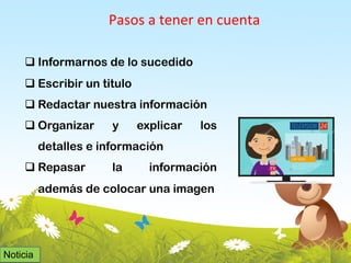 5° básico. La Noticia. texto informativo | PDF