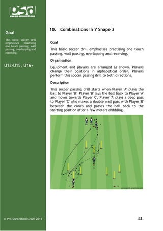 Coaching Points
• Players should accelerate towards the ball
• Accuracy and weight of passes are vital
• Players should us...