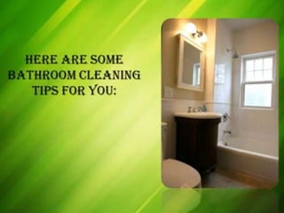 5 bathroom cleaning tips for you
