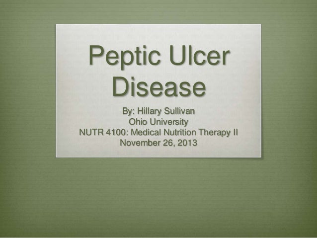 Bleeding peptic ulcer case study picture