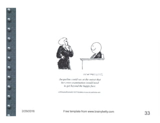 2/29/2016
~o~ -
-Jucqueline could see al Ihe oil/sell/WI
her cross-examination wUllld need
(0 gel h(~rond the happy/ace.
c 07Ch()ocsf,ncher0319 07 Scnbblc In·low 3ll()wComix com
Free template from www.brainybetty.com
33
 