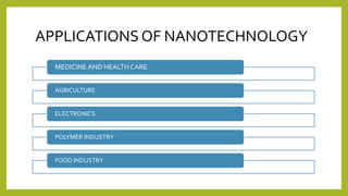 Nanotechnology in food processing and food packaging | PPTX