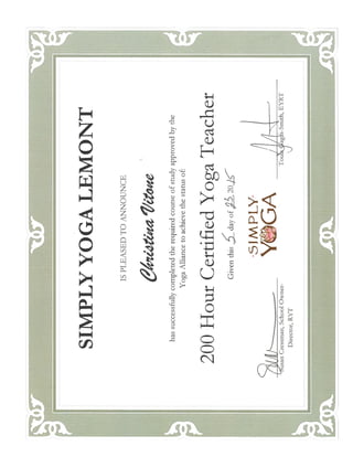 SY Certificate
