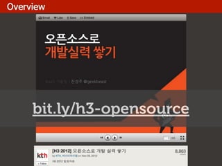 Overview

bit.ly/h3-opensource

 