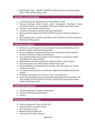 MANSOOR_ALI_CV -QA QC | PDF