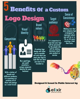 5 benefits of a custom logo design
