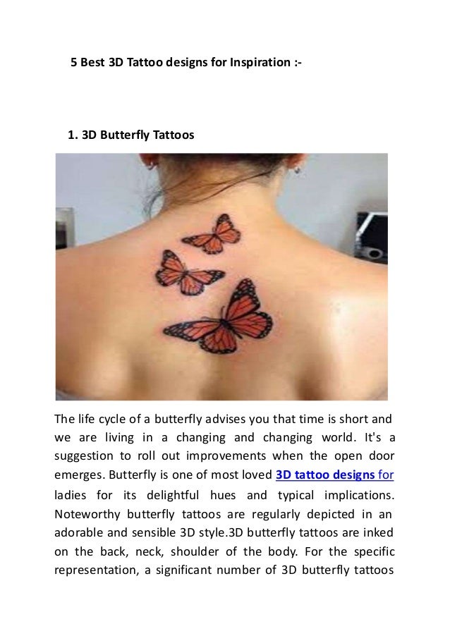 Download 5 Best 3d Tattoo Designs For Inspiration