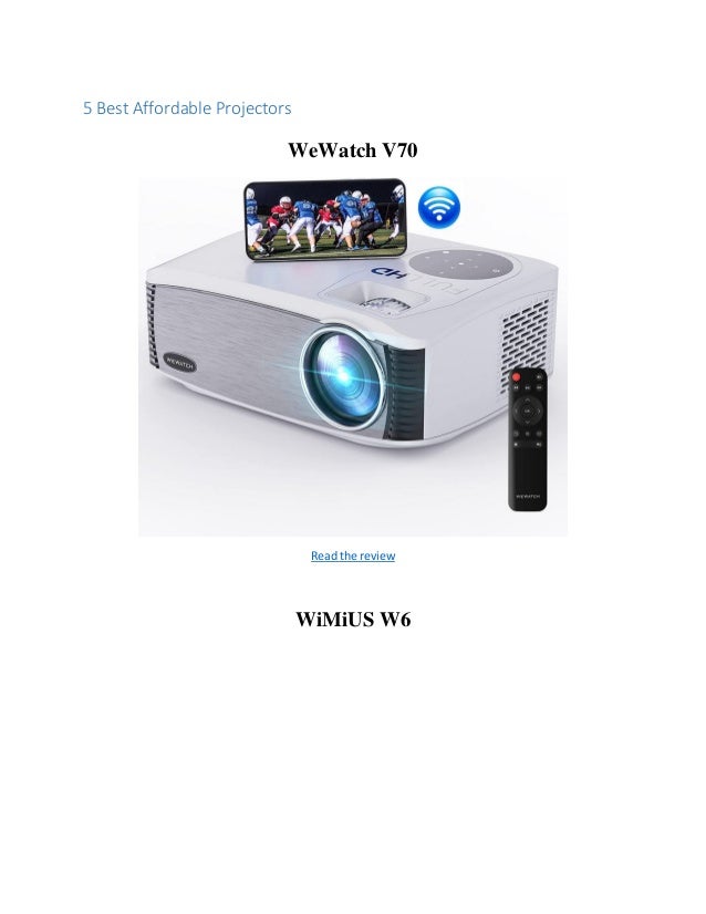 5 Best Affordable Projectors.pdf