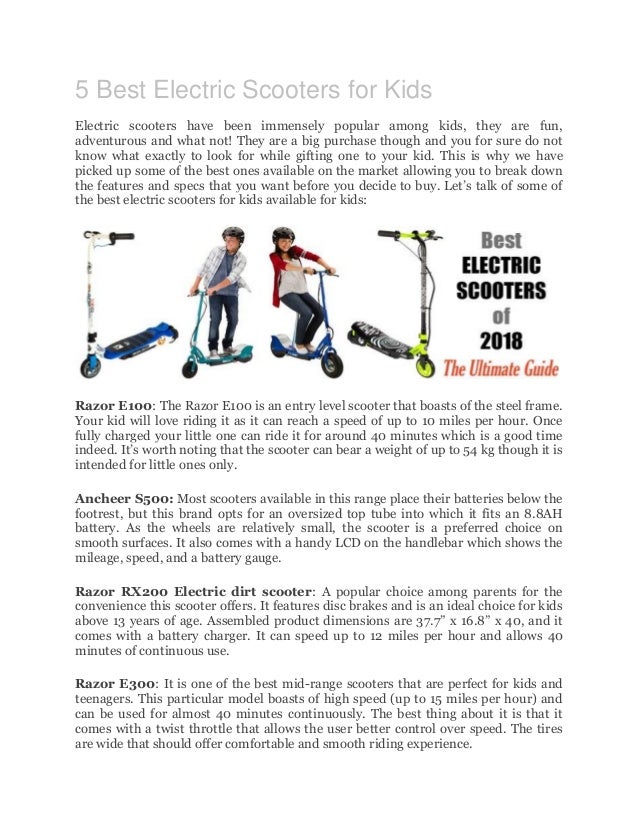 kids scooter offers