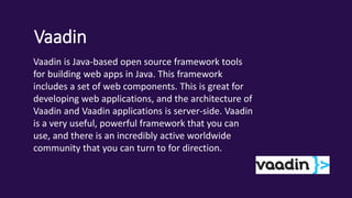 5 best Java Frameworks | PPT