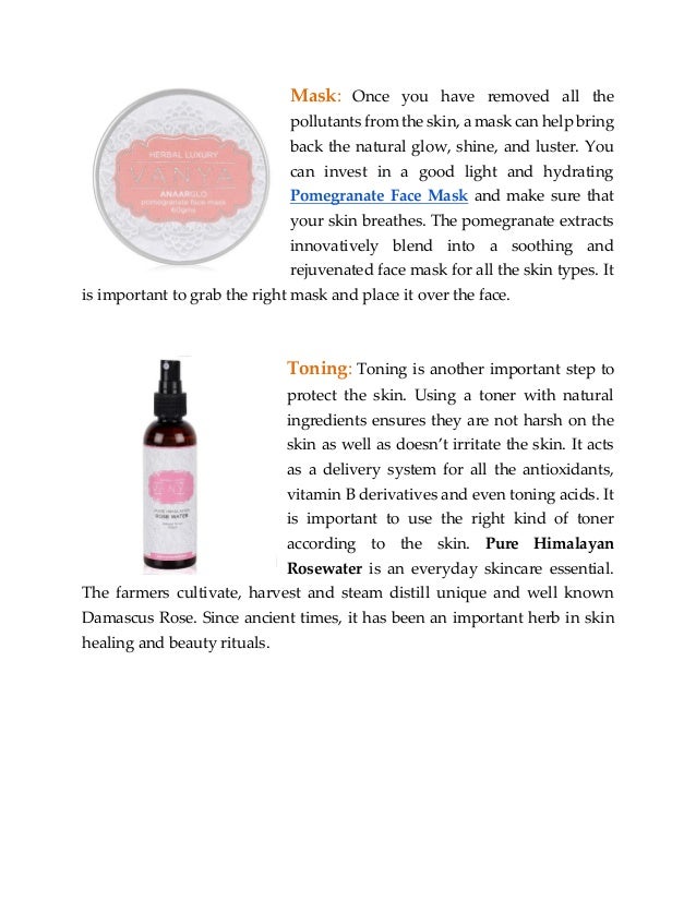 healthy face routine