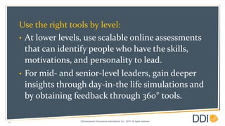 5 Best Practices for Identifying Potential Leaders | PDF