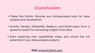 5 Best Python Libraries For Data Analysis | PPT
