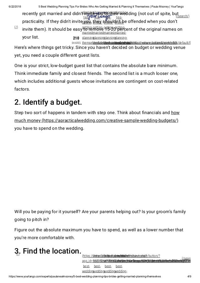 5 best wedding planning tips for brides who are getting married amp