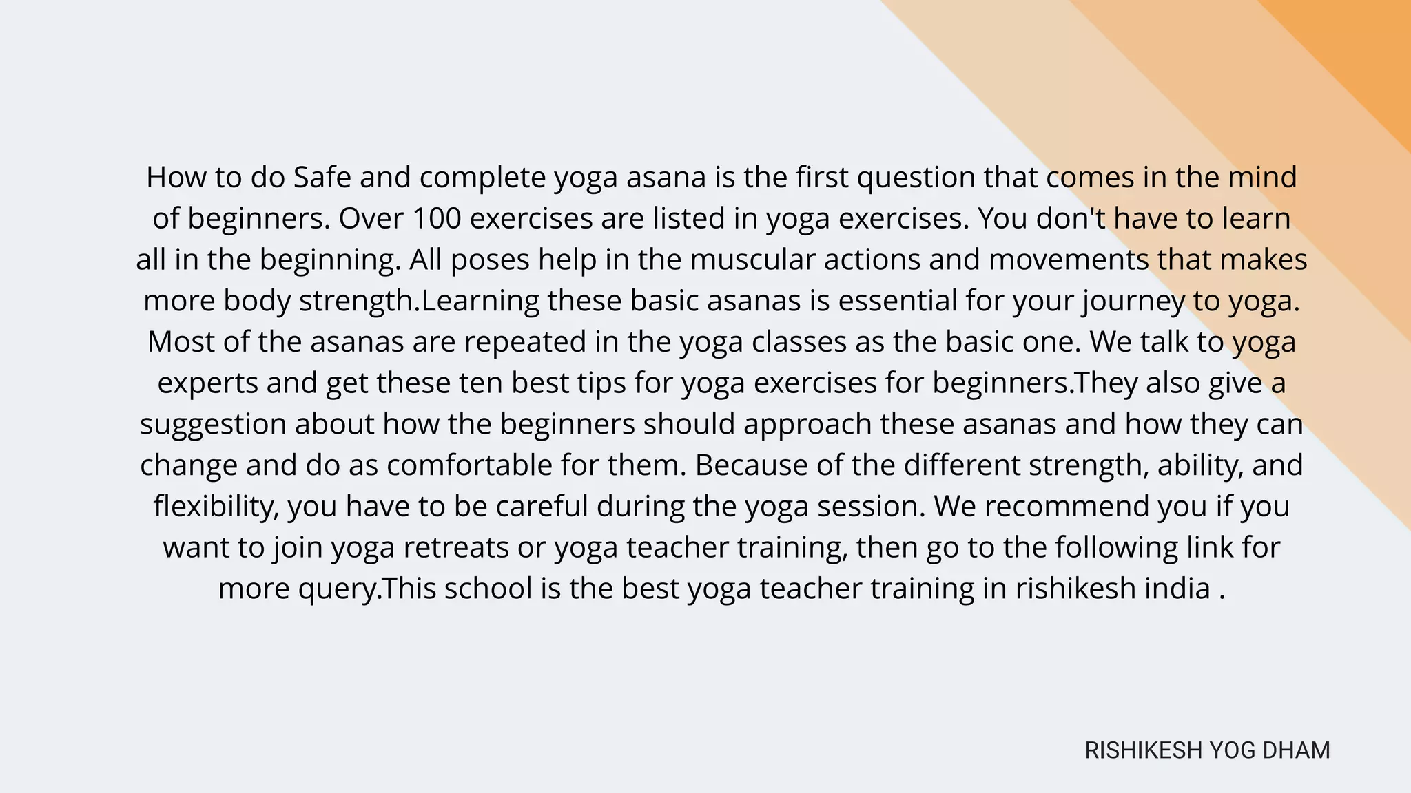 5 best yoga poses for beginners | PPTX