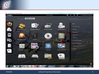 7/9/2015 8LinQuest Proprietary Information
 