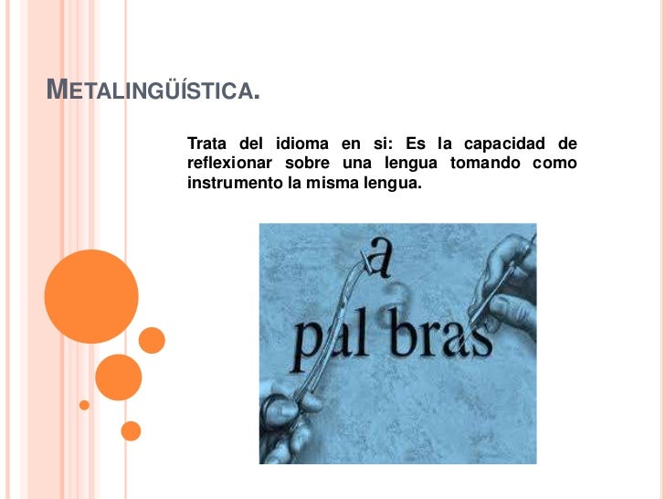 5b función metalingüística