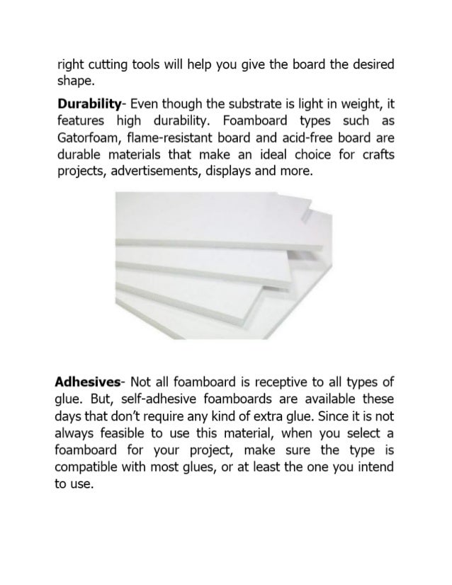 5 Brilliant Reasons why Foamboard Is Perfect for Arts and Crafts Projects