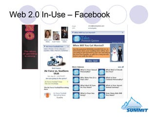 Web 2.0 In-Use – Facebook 