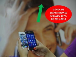 VENDA DE
SMARTPHONES
CRESCEU 197%
DE 2011-2013

Matéria Completa: http://goo.gl/mVIq0l

 