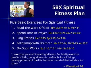 5BX Preaching Spiritual Fitness Plan.ppt