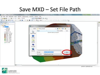 Save MXD – Set File Path
 