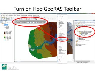 Turn on Hec-GeoRAS Toolbar
 
