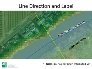 Line Direction and Label
• NOTE: XS has not been attributed yet
 